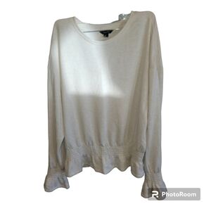 NWOT RW& CO Long Sleeve Fleece Inside Top